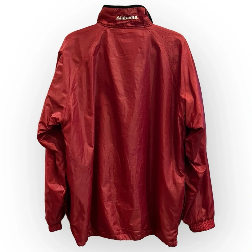 Alabama Crimson Tide BAMA Half-Zip Pullover Fleece Lined Rain Jacket Men… - Picture 6 of 10